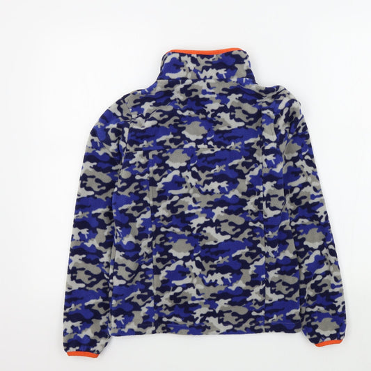 High Sierra Boys Blue Camouflage Jacket Size M