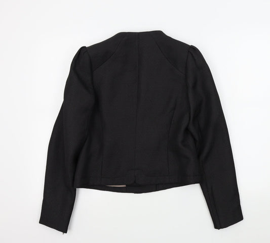 Coast Womens Black Colourblock  Jacket Blazer Size 10