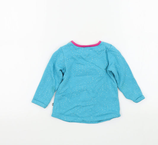 Liegelind Girls Blue Pullover Jumper Size 9-12 Months