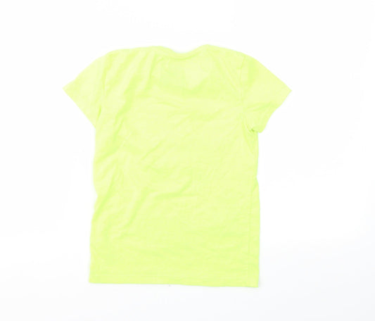 URBAN DEPT Boys Yellow Animal Print Basic T-Shirt Size 6 Years
