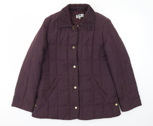 Womens UK Size 12 M&S Purple Jacket