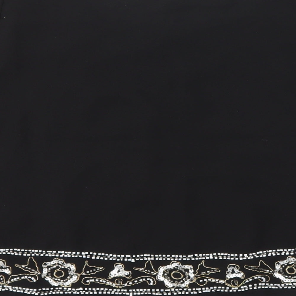 FOREVER 21 Womens Black Basic Blouse Size S