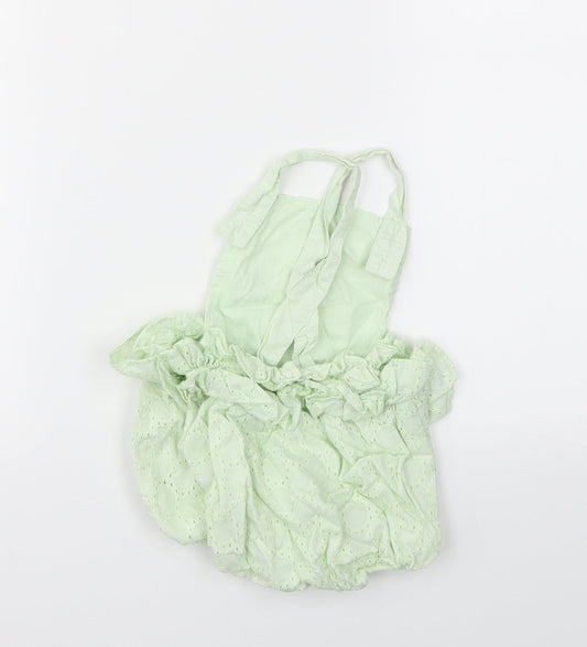 M Girls Green Babygrow One-Piece Size 9-12 Months