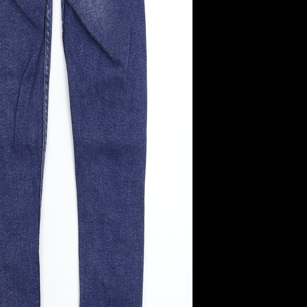 Denim & Co. Womens Blue Denim Skinny Jeans Size 4 L26 in