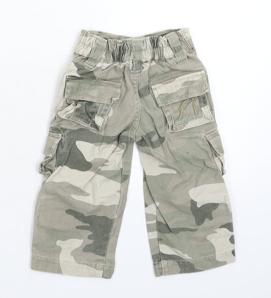 St Bernard Baby Multicoloured Camouflage Cargo Trousers Size 9-12 Months