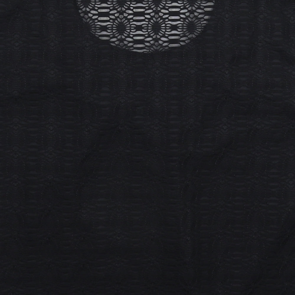 Womens UK Size XL Xin Da Black Basic T-Shirt