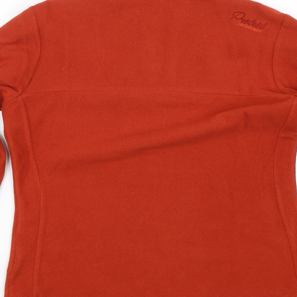 Protest Womens Orange Pullover Sweatshirt Size 8
