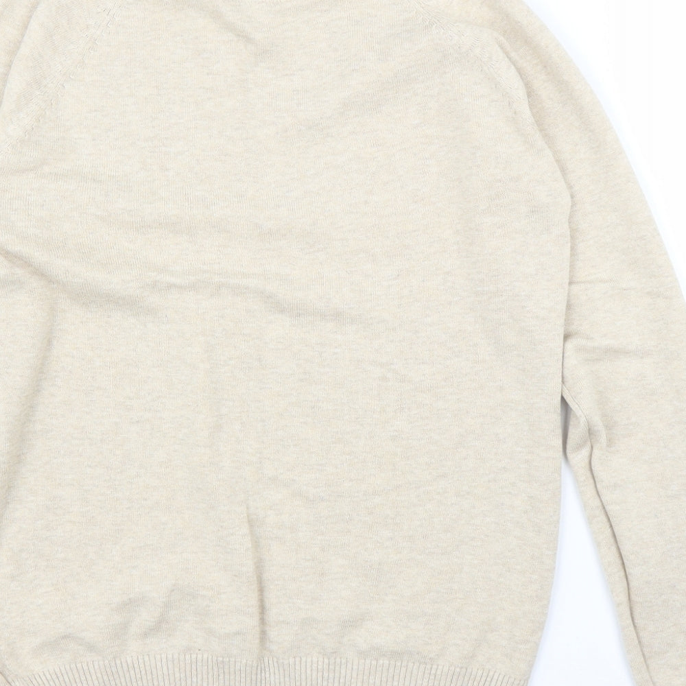 Primark Mens Beige Pullover Jumper Size S
