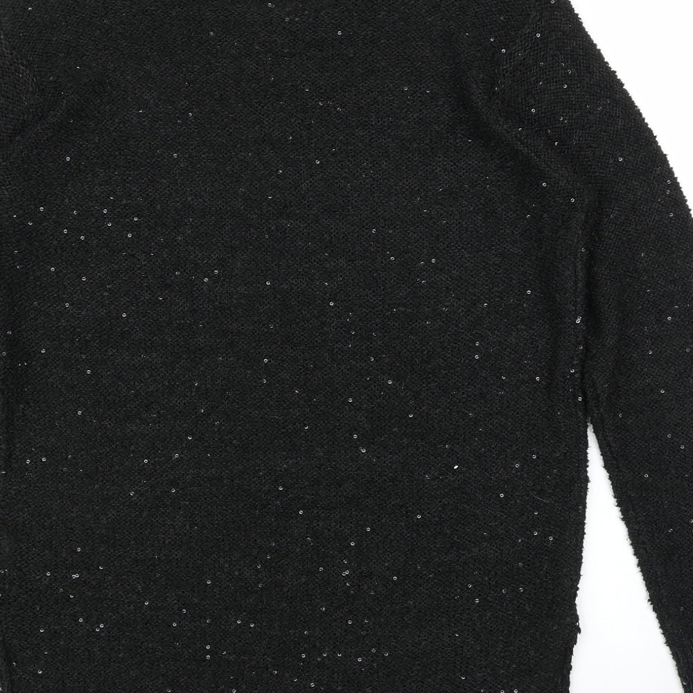 Womens UK Size 14 AKD A WEST Black Pullover Jumper
