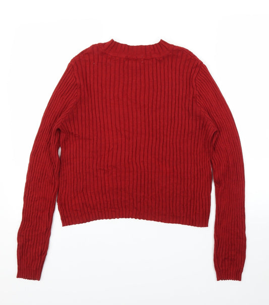 Primark Womens Red Basic Blouse Size L