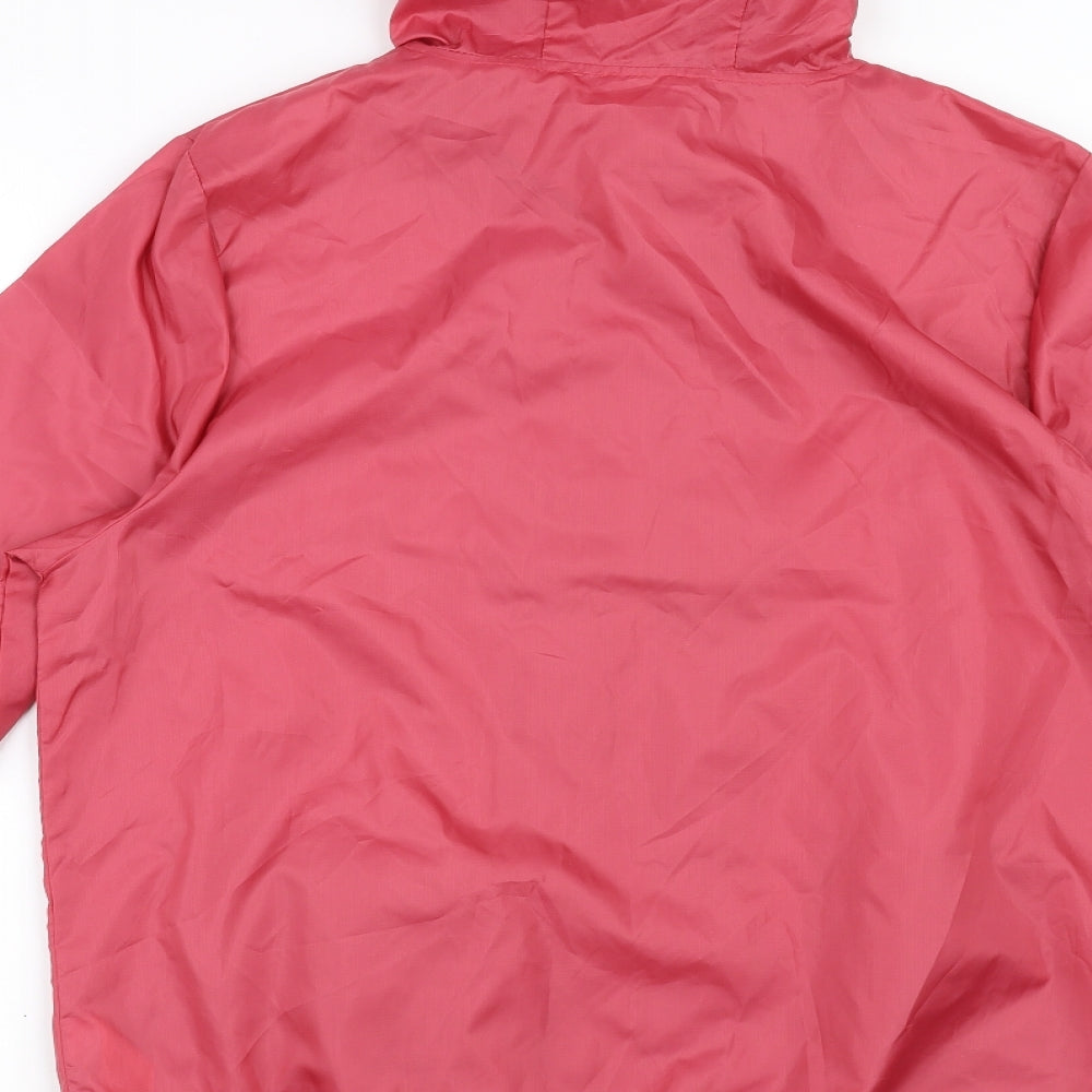 Womens UK Size XS Primark Red Windbreaker Coat