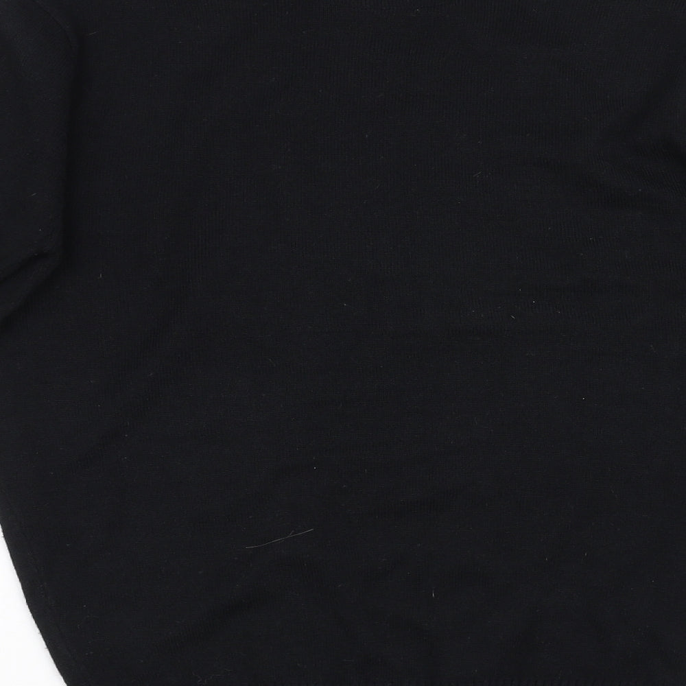 Mens UK Size S Soul Star Black Pullover Sweatshirt