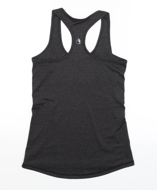 Icy Zone Womens Grey Basic Tank Size XS