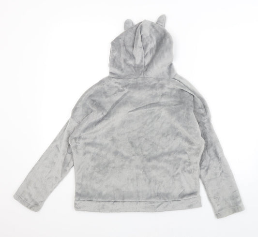 Womens UK Size S Preworn Grey Pullover Jumper