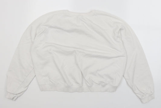 Primark Womens White Pullover Jumper Size 12