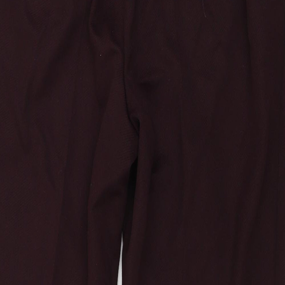 Womens UK Size 32 in Preworn Regular Fit Purple Trousers