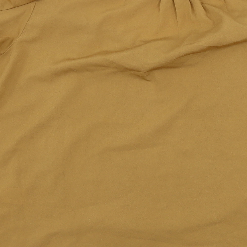 kensie Womens Brown Basic Blouse Size XL