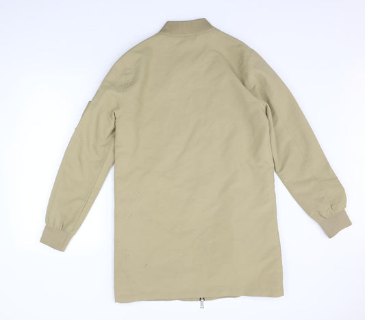 Brave Soul Womens Beige Jacket Dress Size M - washable mark
