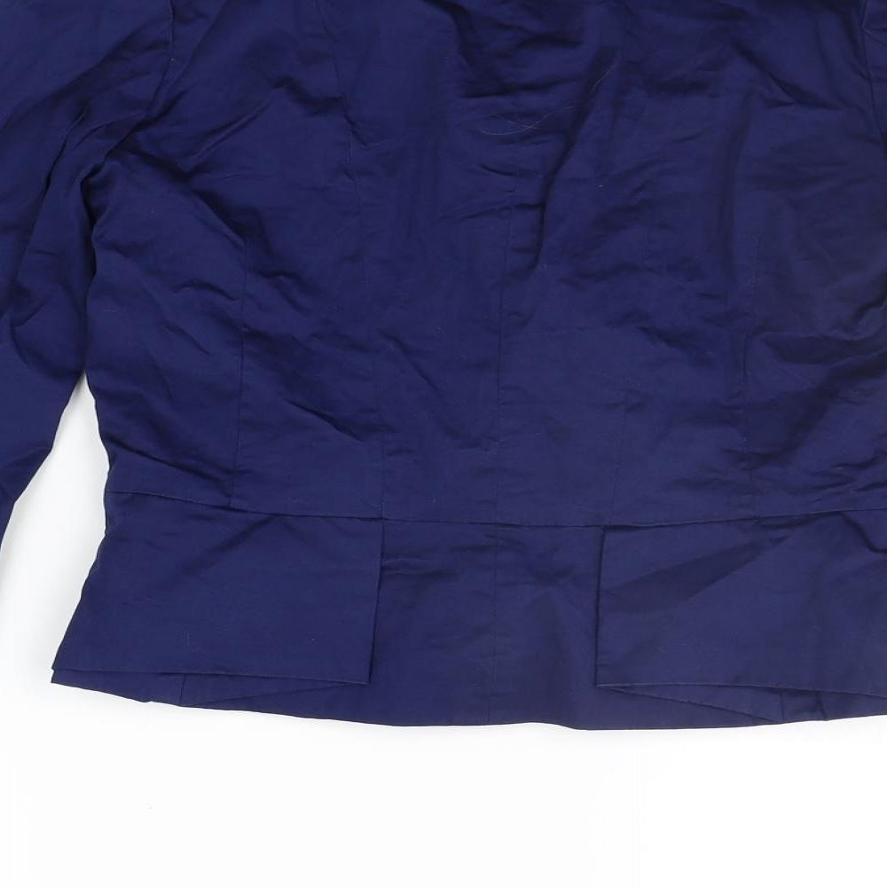 Womens UK Size 10 H&M Blue Jacket