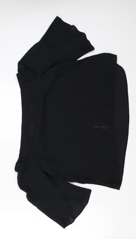 New Look Girls Black Basic Blouse Size 15 Years