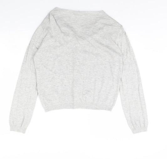 Primark Womens Grey Cape Jumper Size 14