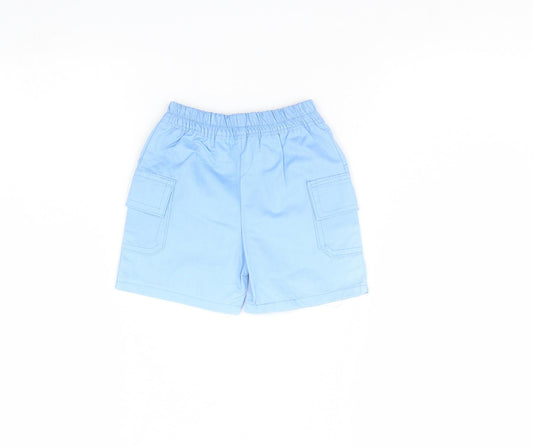 Baby C Baby Blue Cropped Trousers Size 6-9 Months