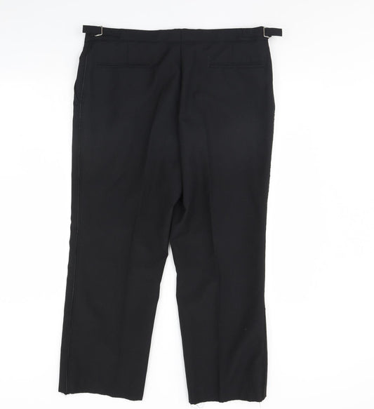 Preworn Womens Black Dress Pants Trousers Size 38 in L25 in