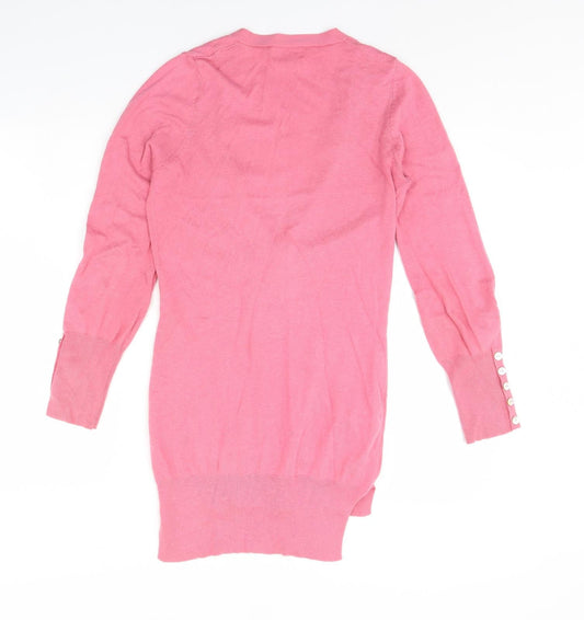 Womens UK Size 6 NEXT Pink Cardigan Jumper