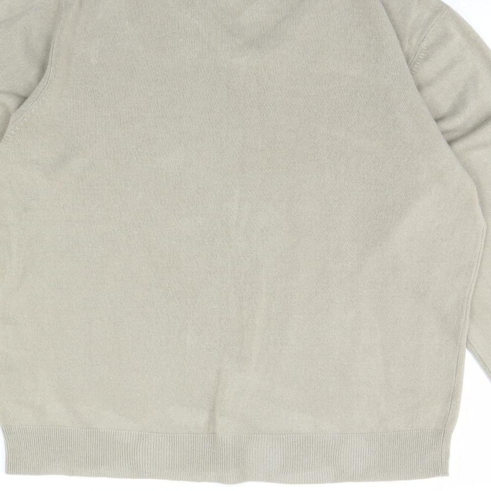 m&s Mens Green Pullover Jumper Size L
