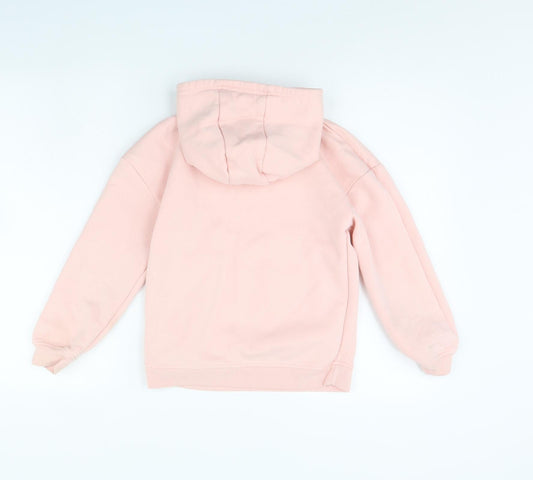Primark Girls Pink Pullover Hoodie Size 9 Years