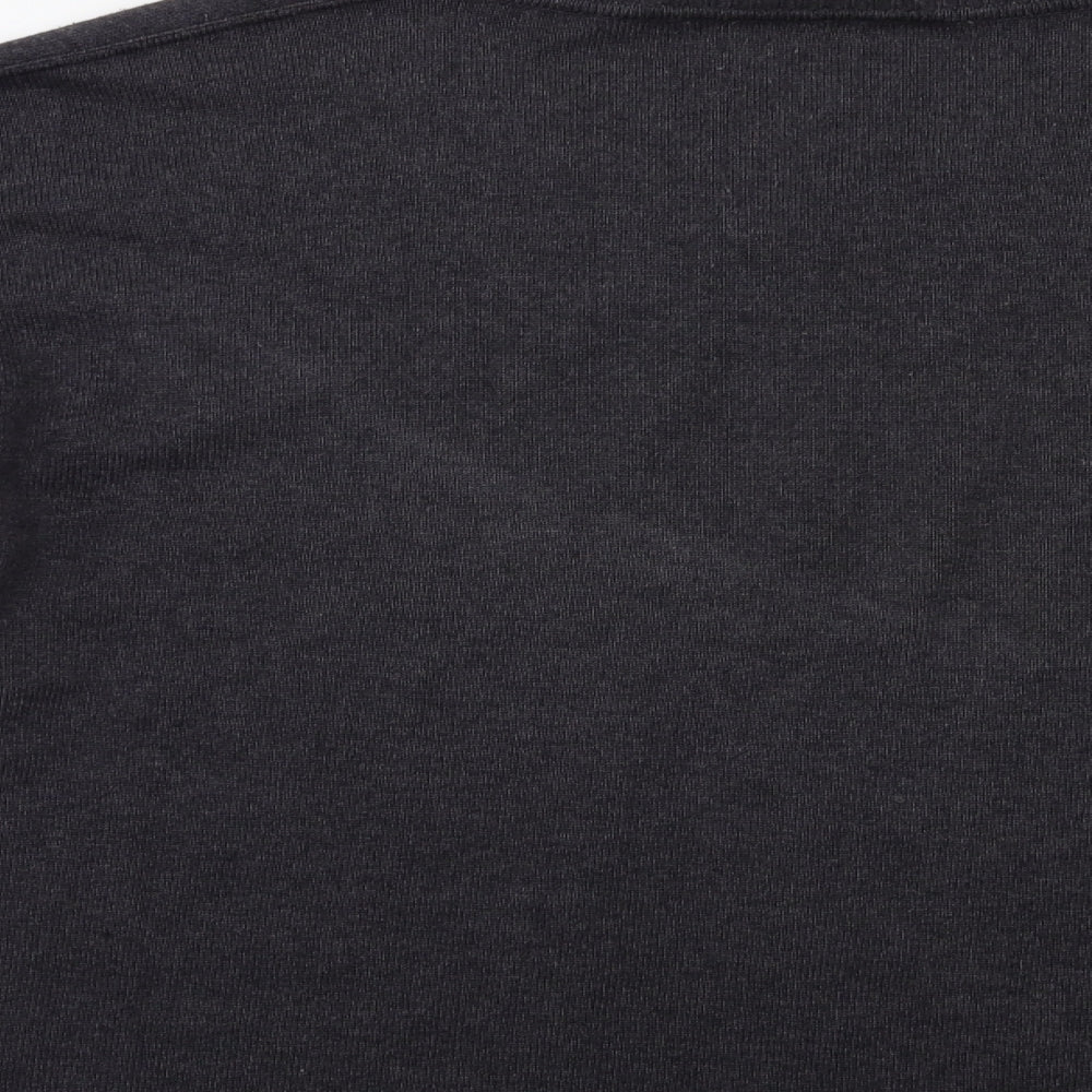 Greenwoods Mens Grey Striped Pullover Jumper Size L