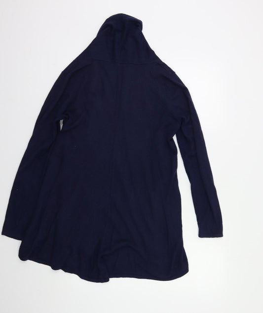 rM&S Womens Blue Cape Jumper Size 12