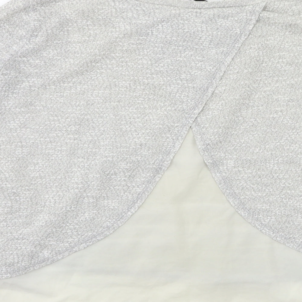 New Look Womens Grey Pullover Jumper Size 10
