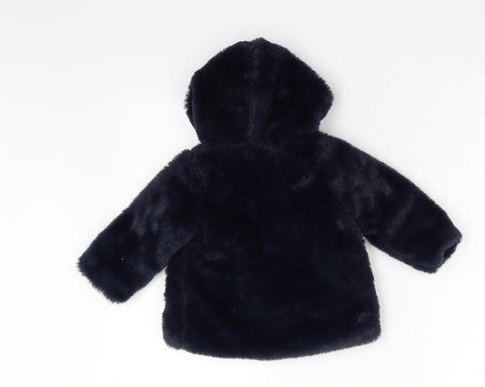 Knot So Bad Baby Blue Overcoat Coat Size 12 Months