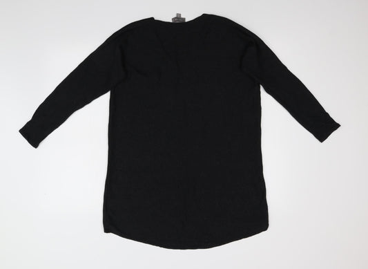 Susan Womens Grey Pullover Jumper Size S