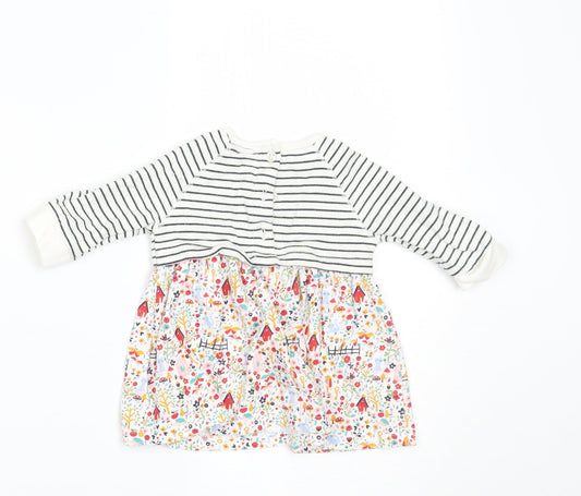 NEXT Girls White Floral A-Line Size Newborn
