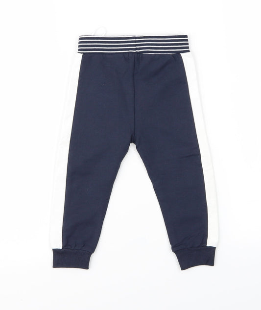Dirkje Blue Jogger Trousers Size 12 Months