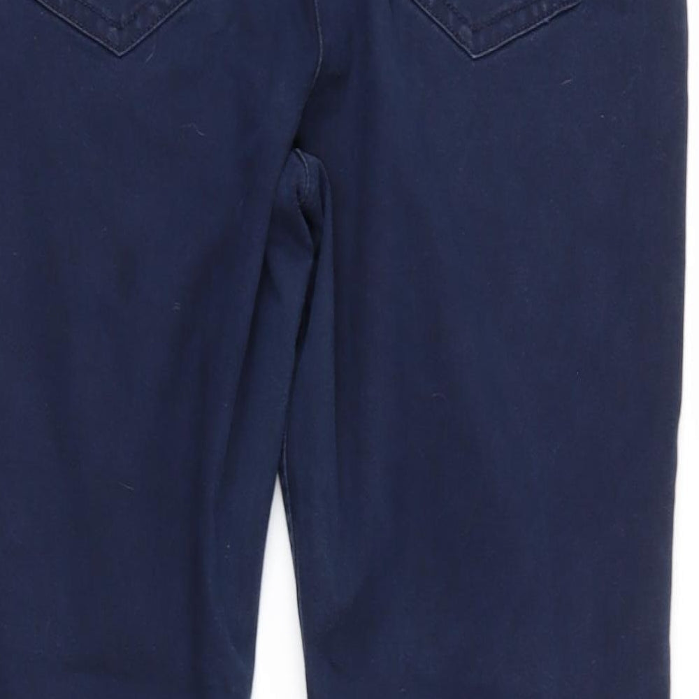 George Womens Blue Chino Trousers L30 in