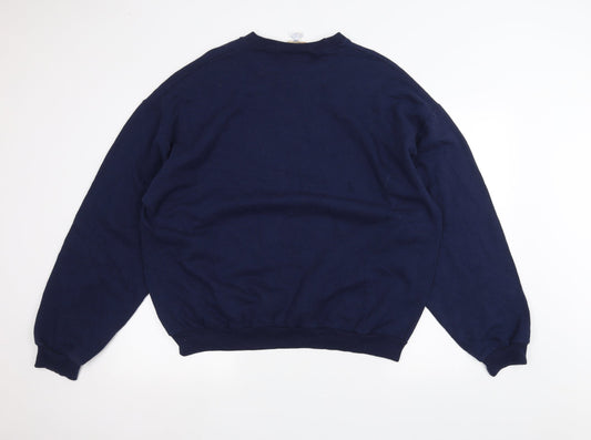 callan & co Womens Blue Pullover Jumper Size XL
