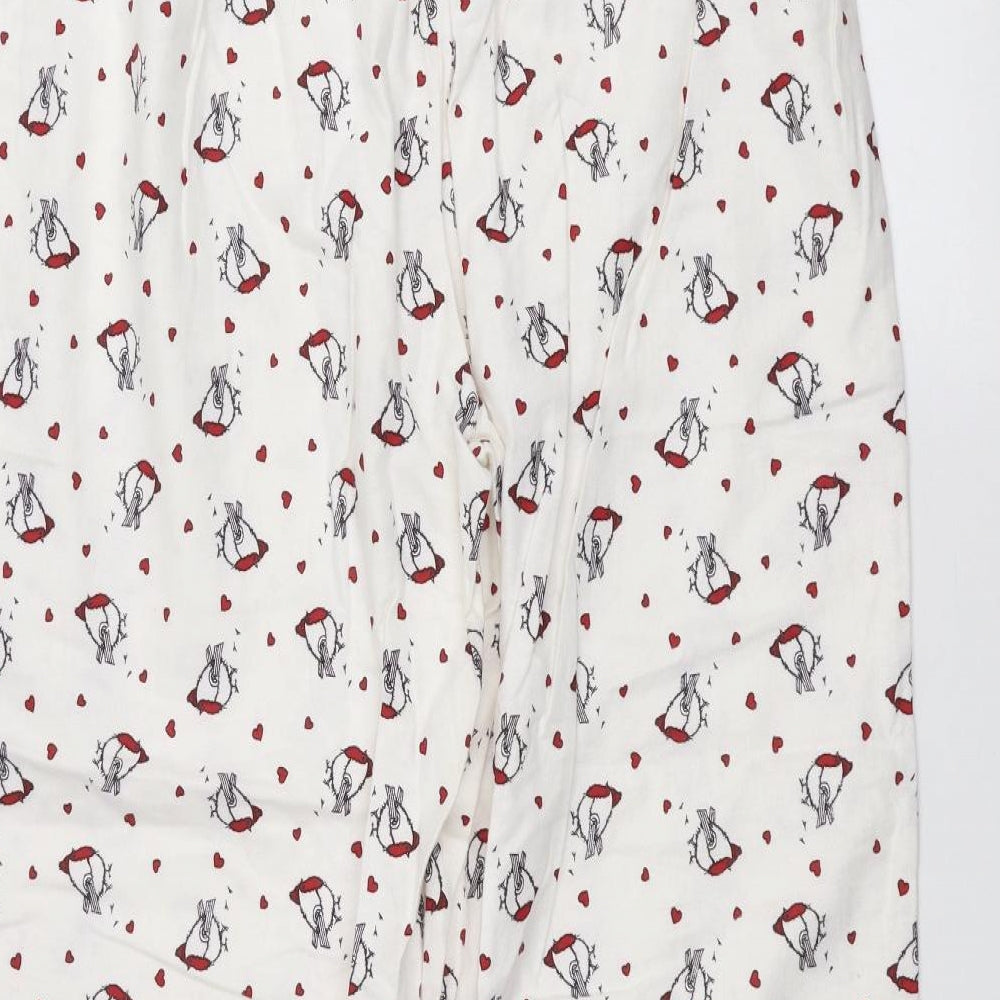 BM Womens White Trousers Size 16 L27 in