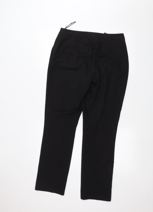 Nutmeg Womens Black   Trousers  Size 10 L27 in