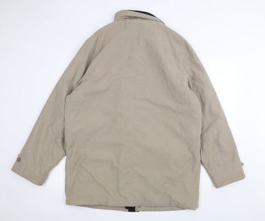 West rock Mens Brown Pea Coat Coat Size M