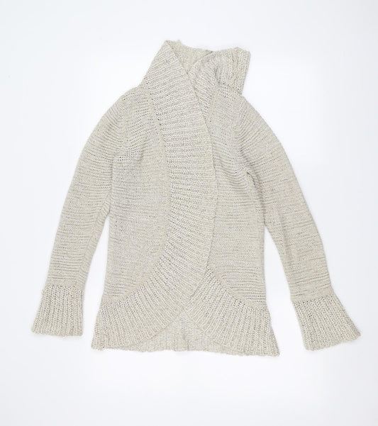 Womens UK Size 12 Soon White Cardigan Jumper