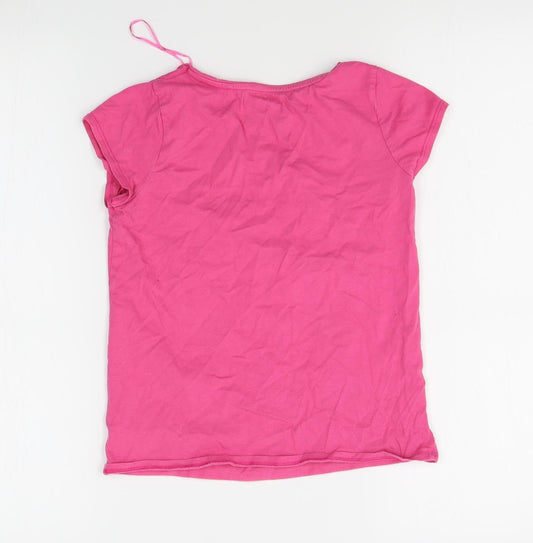 George Girls Pink Basic T-Shirt Size 9-10 Years - moshi monsters