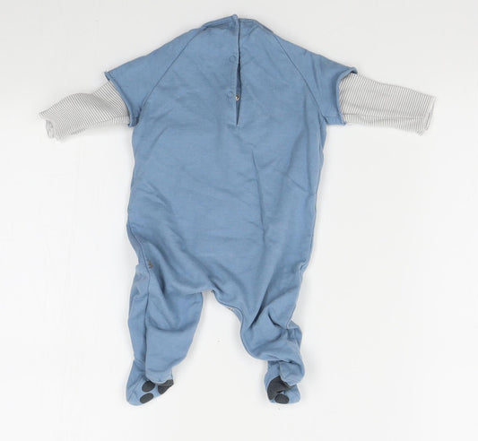 NEXT Boys Blue Babygrow One-Piece Size 0-3 Months