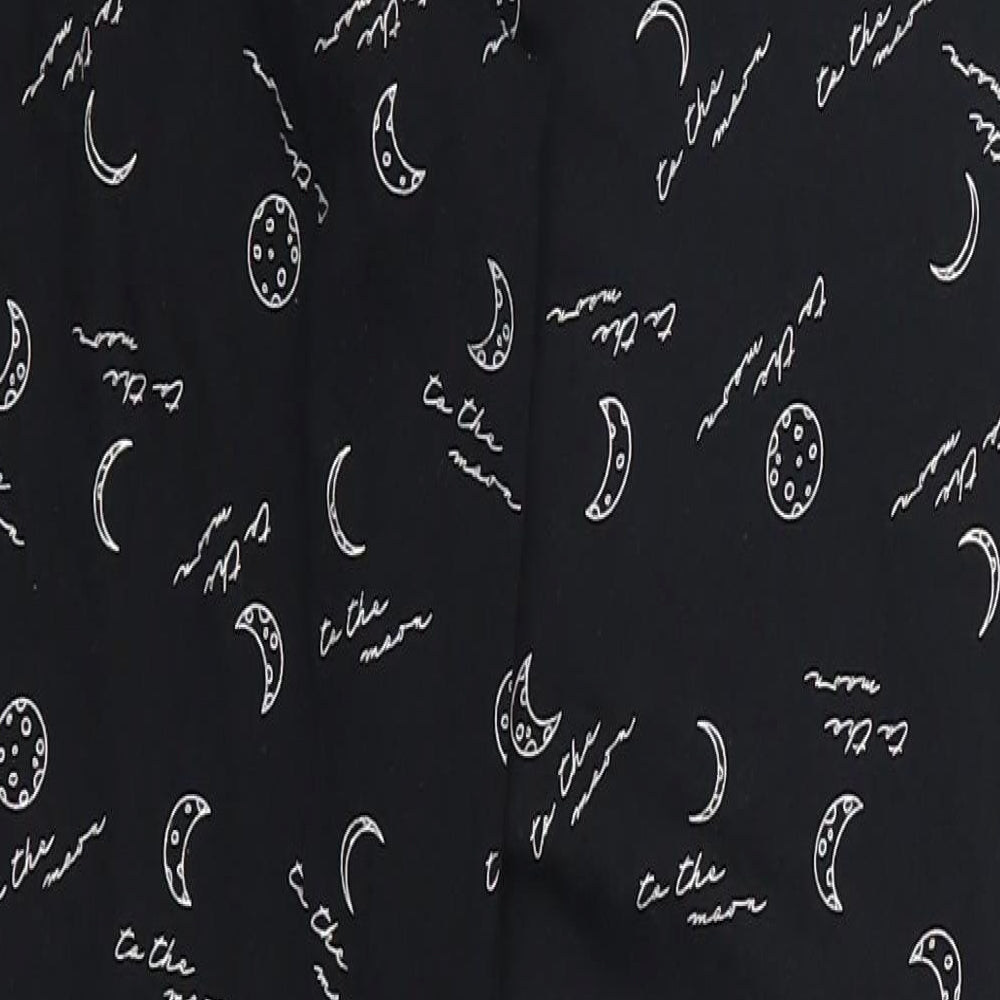 George Womens Black Geometric Trousers Size 8 L25 in - Moon Print