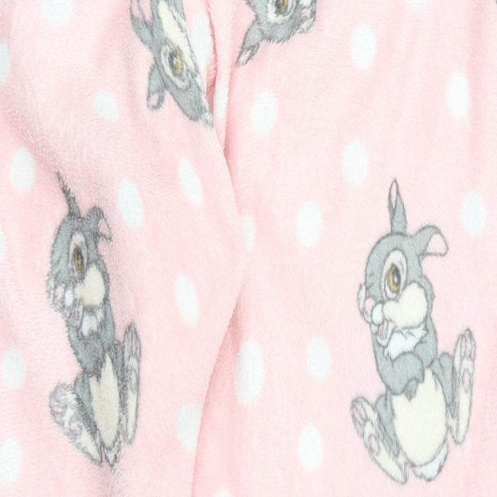Preworn Womens Pink Polka Dot Trousers Size 36 in L37 in - Thumper Loungewear