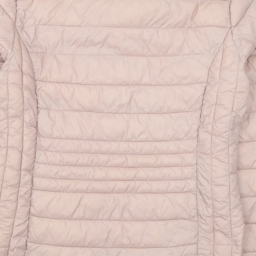 Primark Womens Pink Quilted Coat Size 6