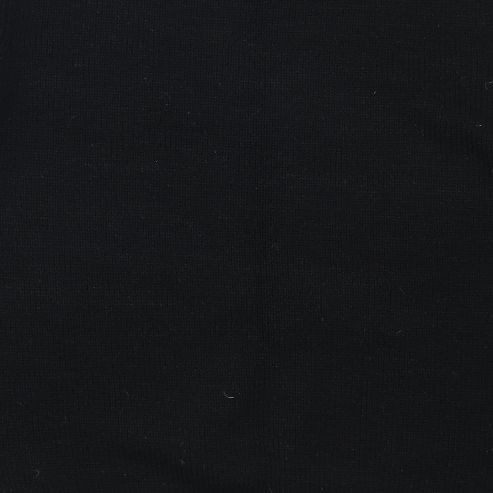 Womens UK Size S Papaya Black Pullover Jumper
