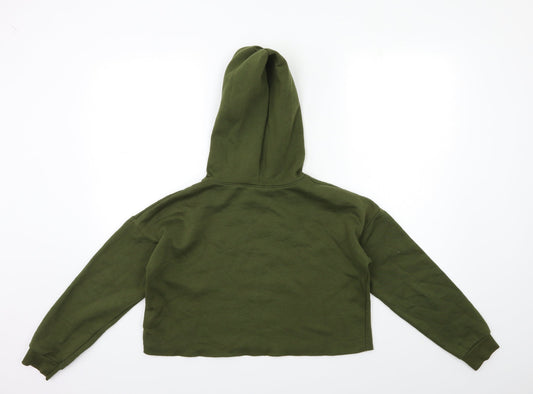 New Look Girls Green Pullover Hoodie Size 12 Years